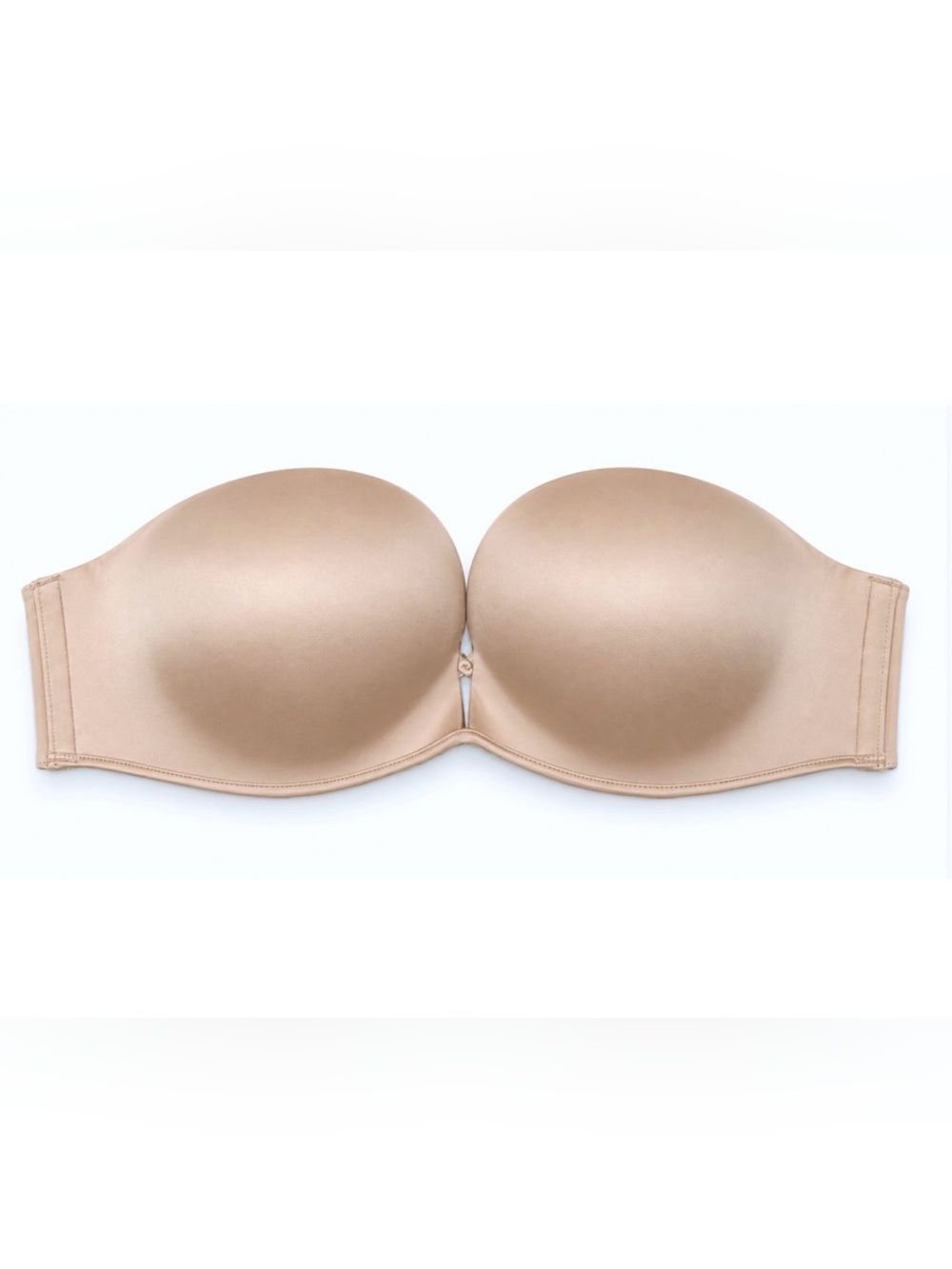 NEW VICTORIA'S SECRET TAN NUDE BOMBSHELL ADD-2-CUPS PUSH UP STRAPLESS BRA 32DD